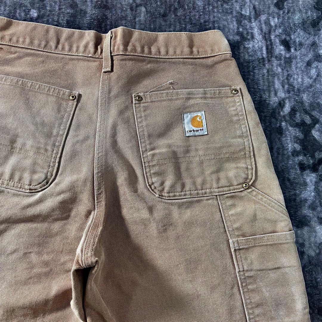 コメ欄セール！USA製 雰囲気系 Carhartt ダブルニー 実寸W35
