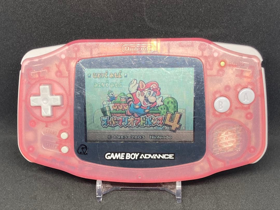 ゲームボーイアドバンスミルキーピンク＆単三電池型バッテリー