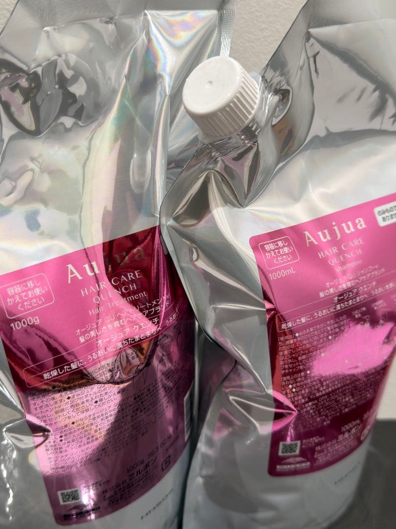 オージュア　クエンチ　シャンプートリートメント1リットルセット
