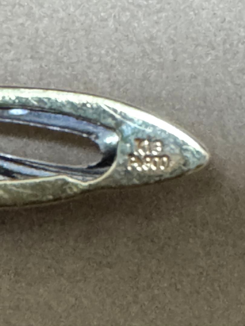 う*ん様 K18/Pt900コンビ　デザインブローチ