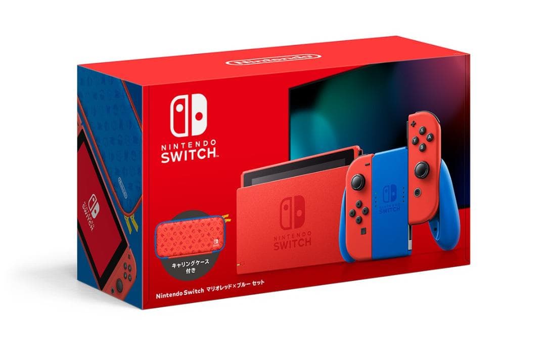 【新品 未使用】Nintendo Switch マリオレッド×ブルーセット