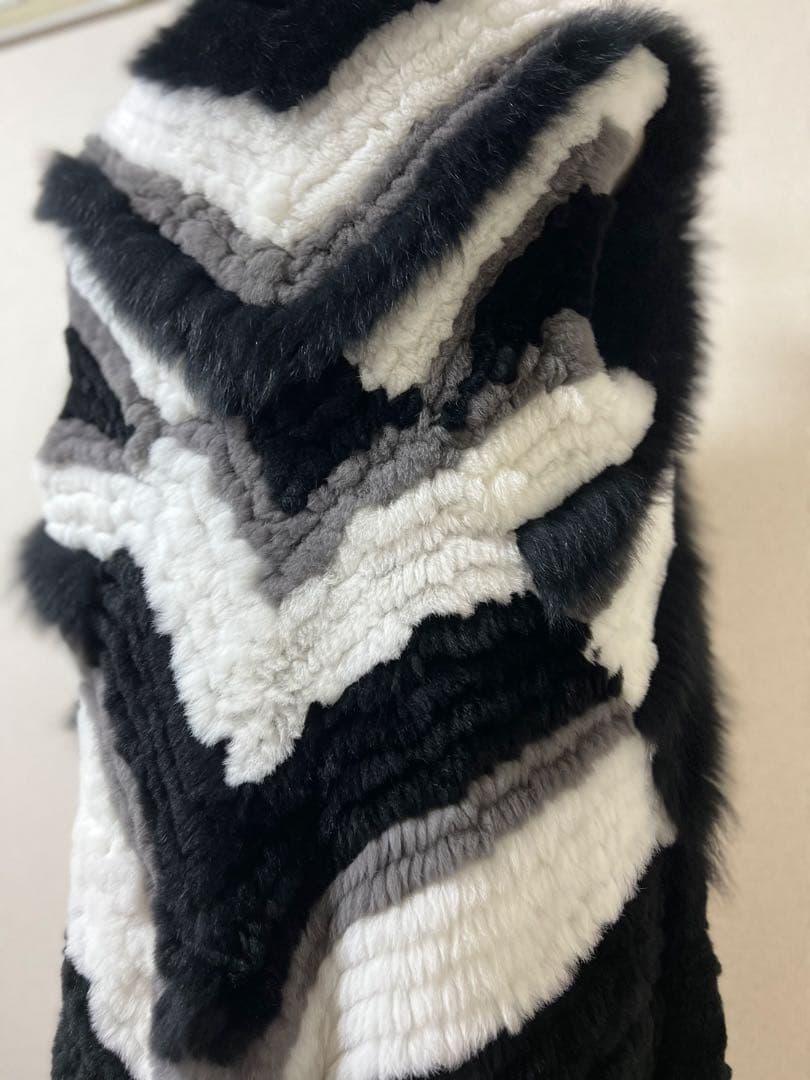 ifsixwasnine パピヨン ロングリアルファー ベスト