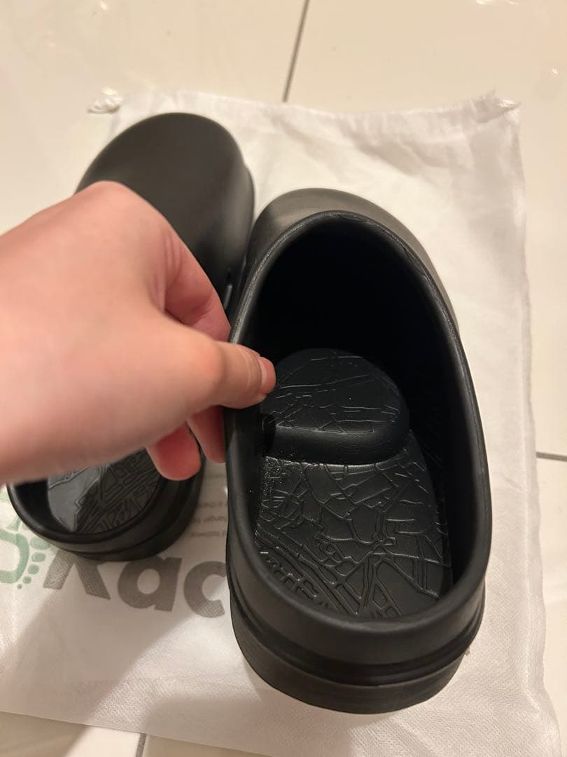 【Racbaki】ラクバキ イージーサボ ブラック Sサイズ