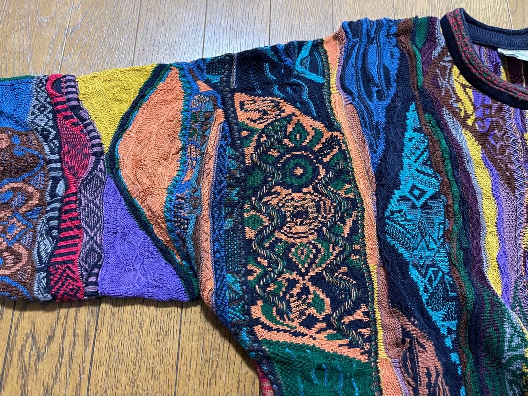 COOGI マルチカラー ニット XL