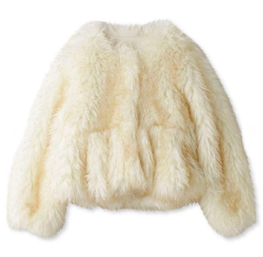 Bibiy USAGI ONLINE限定カラー　ファーコート