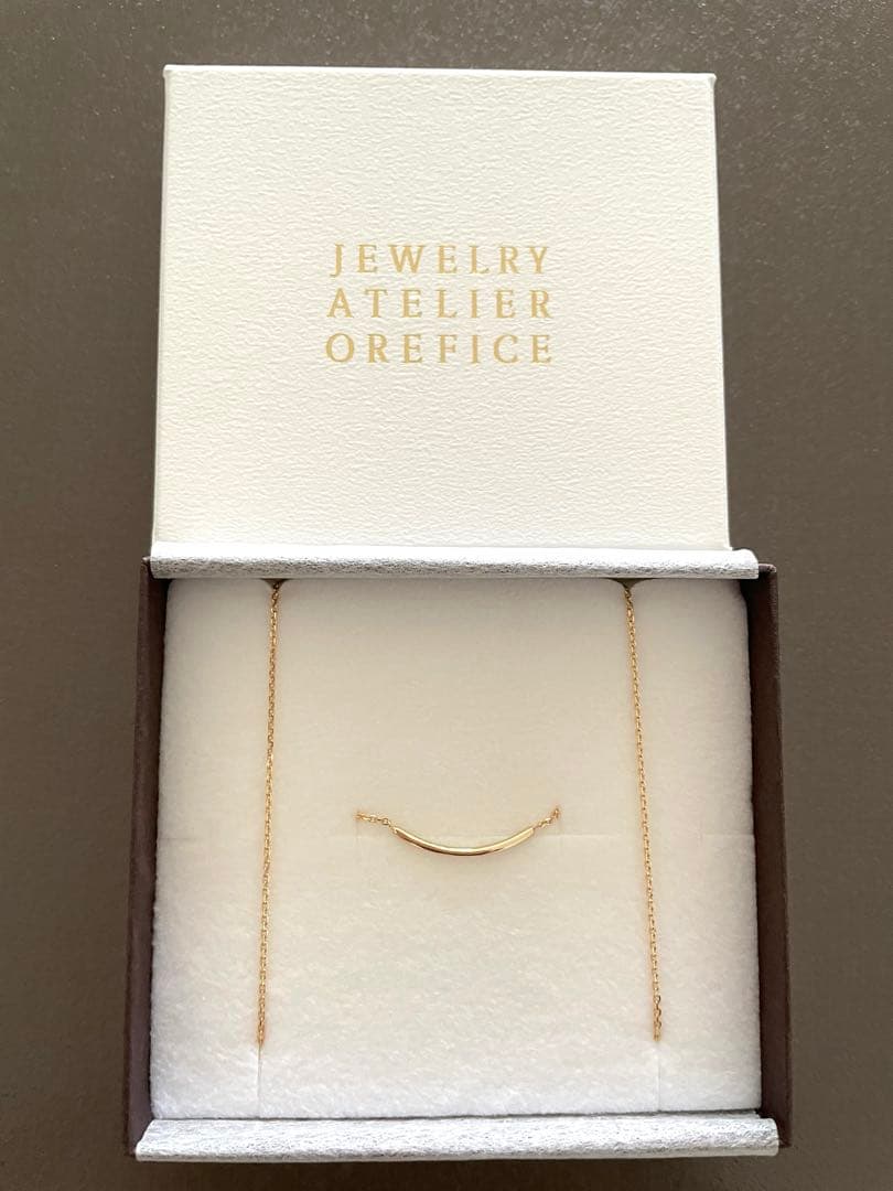 【新品未使用】オレフィーチェK18YGポルテ(チェーン幅1.1mmへ変更)