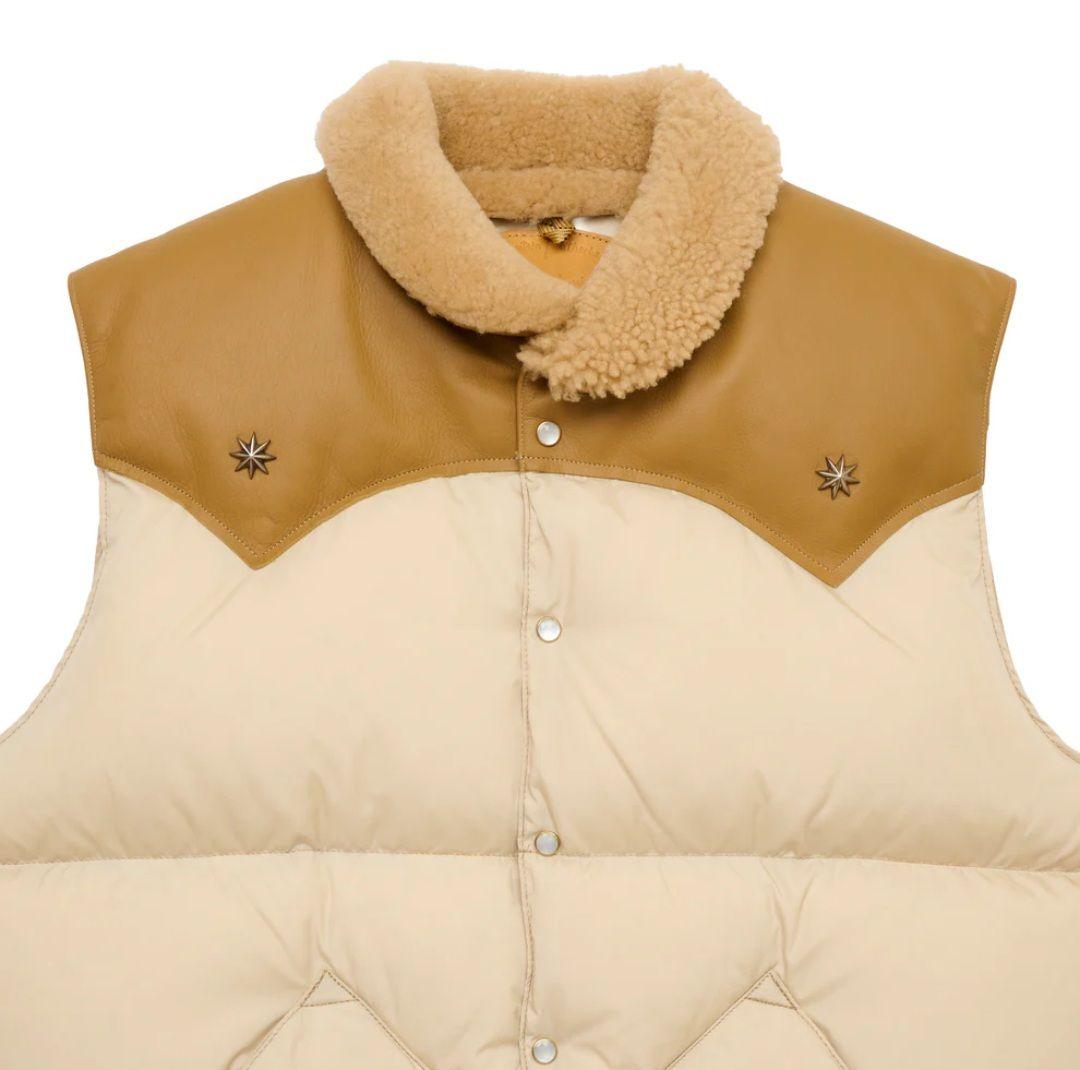 NSX GDC × ロッキーマウンテン ダウンベスト ベージュ XL 最安