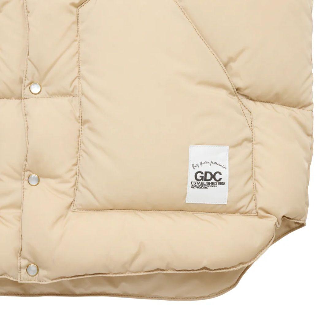 NSX GDC × ロッキーマウンテン ダウンベスト ベージュ XL 最安