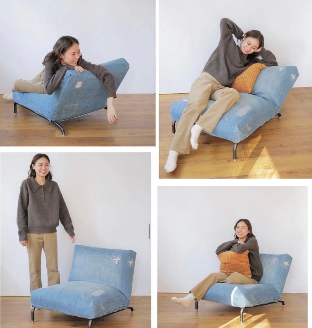 makiジャーナルスタンダードファニチャー　1人掛ソファー★カバー3つ付き