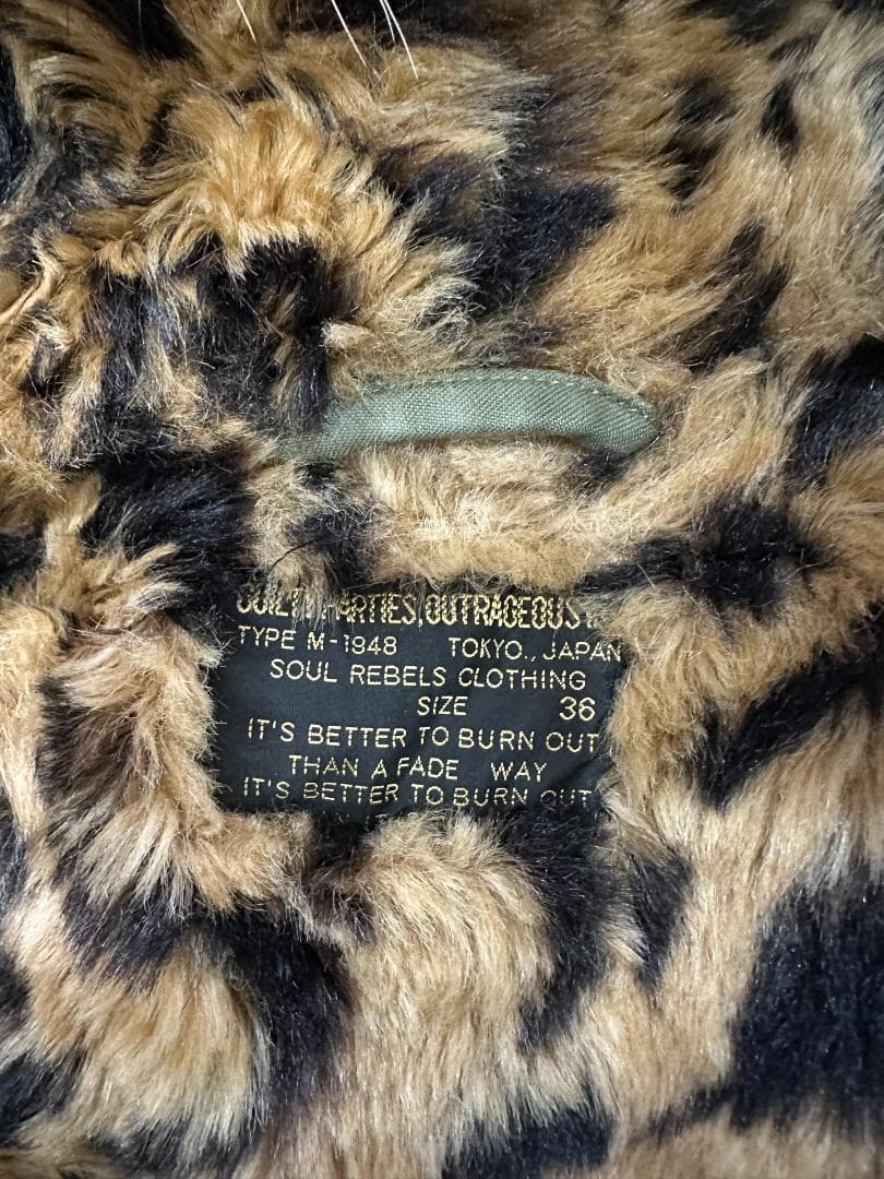 ホッキー　希少WACKO MARIA ワコマリアファー モッズコート S