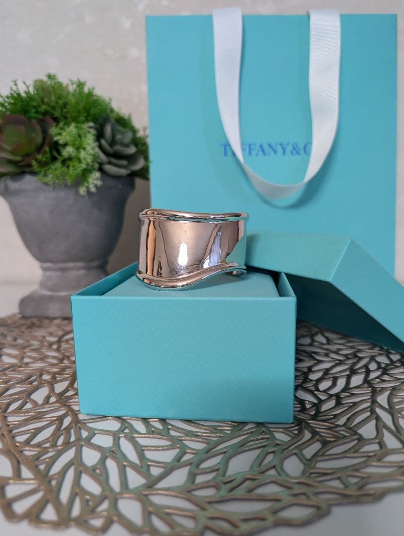 【本日限り】TIFFANY　ボーンカフ　右手用