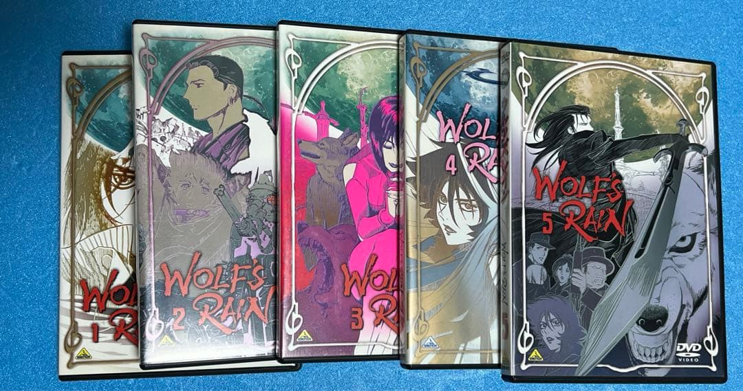 WOLFS・RAIN ウルフズレイン　DVD全巻＋生産特典ポスター＋猫スタンプ付