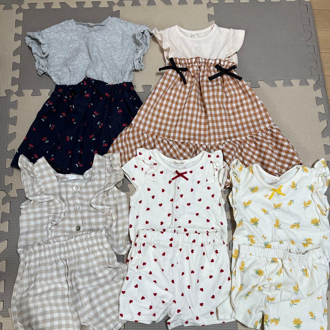 女の子　春夏　まとめ売り　90