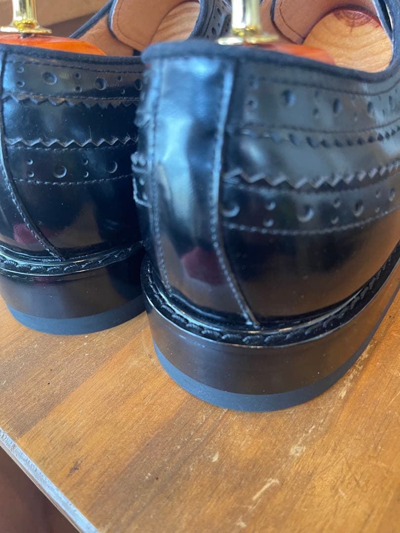 MURATA ORIGINAL9210776ウイングチップ黒鏡面本革28