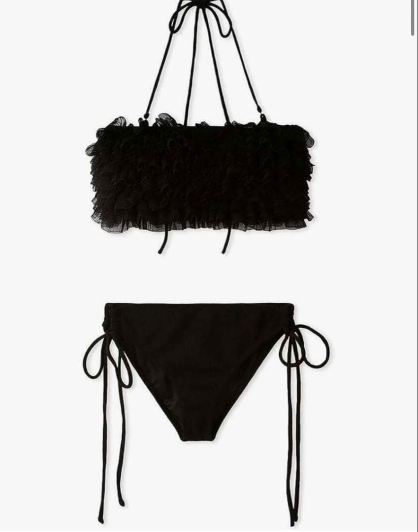 SNIDEL ブラック フリル セパレート水着