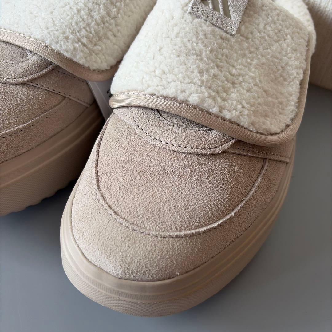 【新品未使用】adidas グランド コート ミュール ベージュ 24.0cm