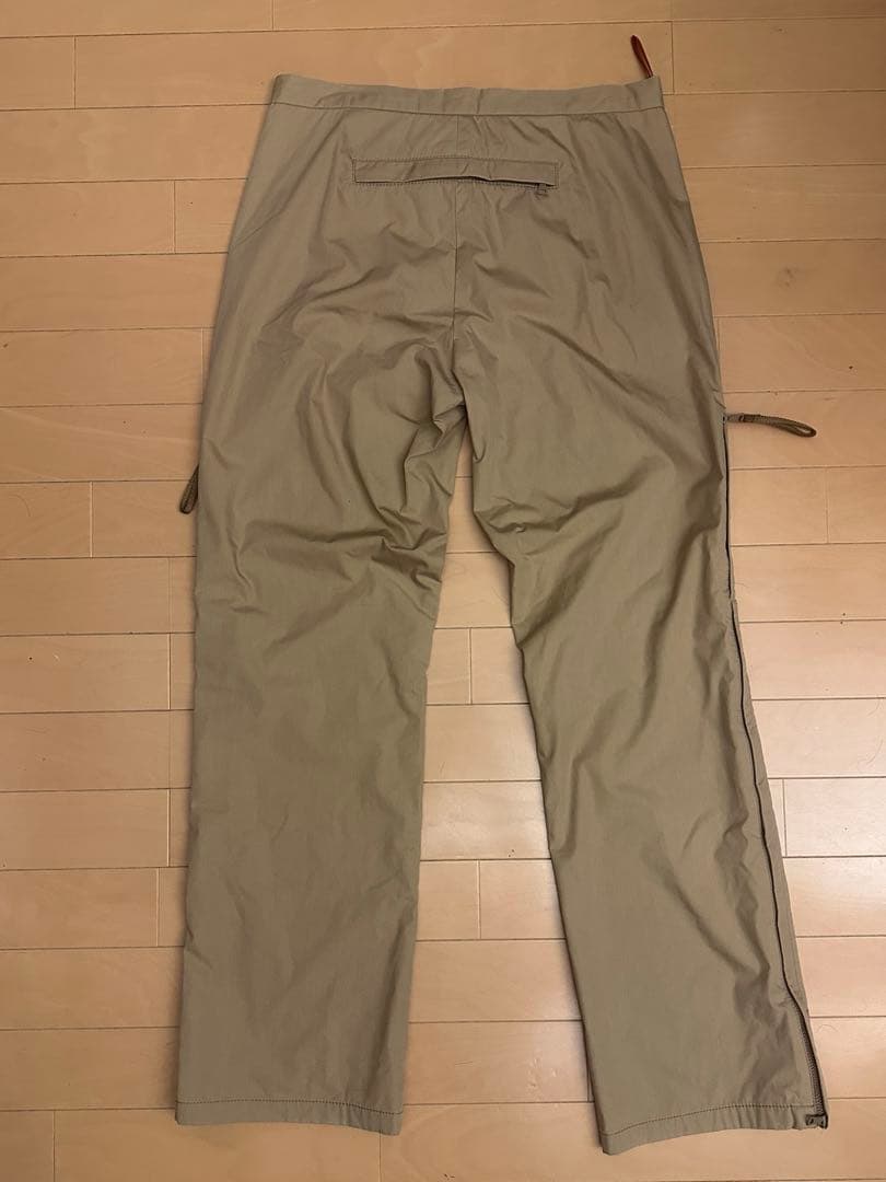 00s PRADA SPORT ジップ コットン ナイロンパンツ