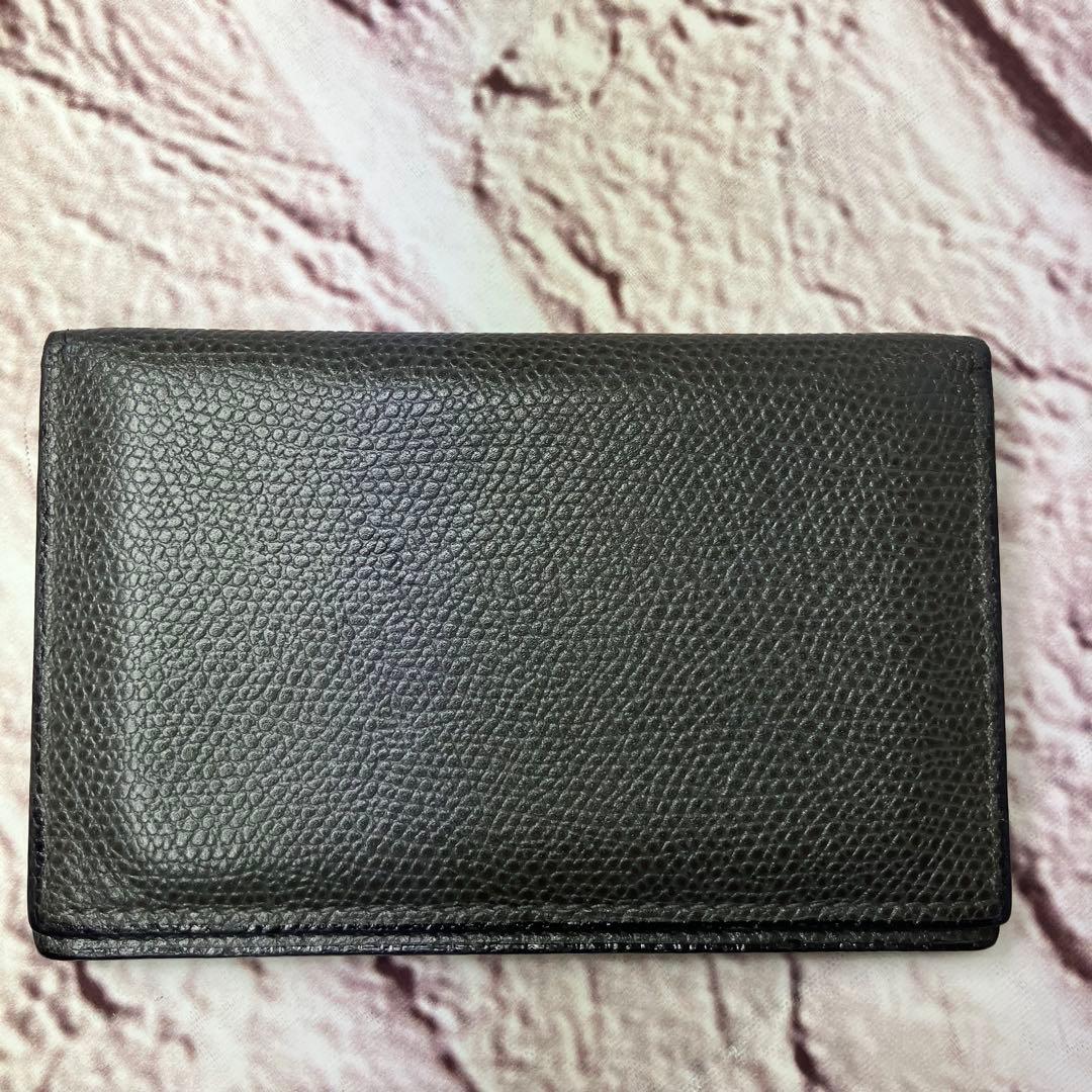 Valextra ヴァレクストラ 本革 レザー 名刺入れ カードケース