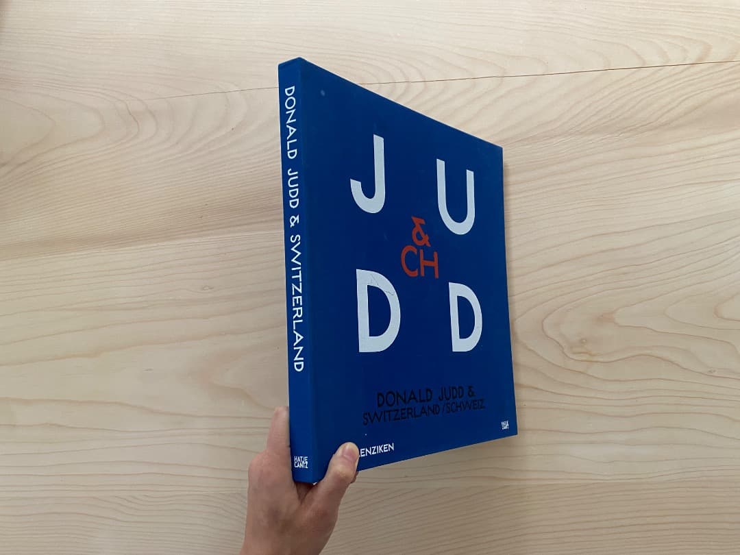 入手困難　JUDD & CH ドナルド・ジャッド & スイス