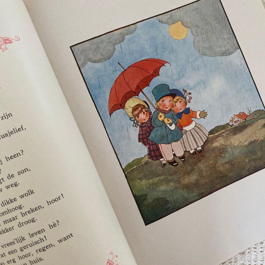 1928年　オランダの希少な絵本　Freddie Langeler 洋書　古書
