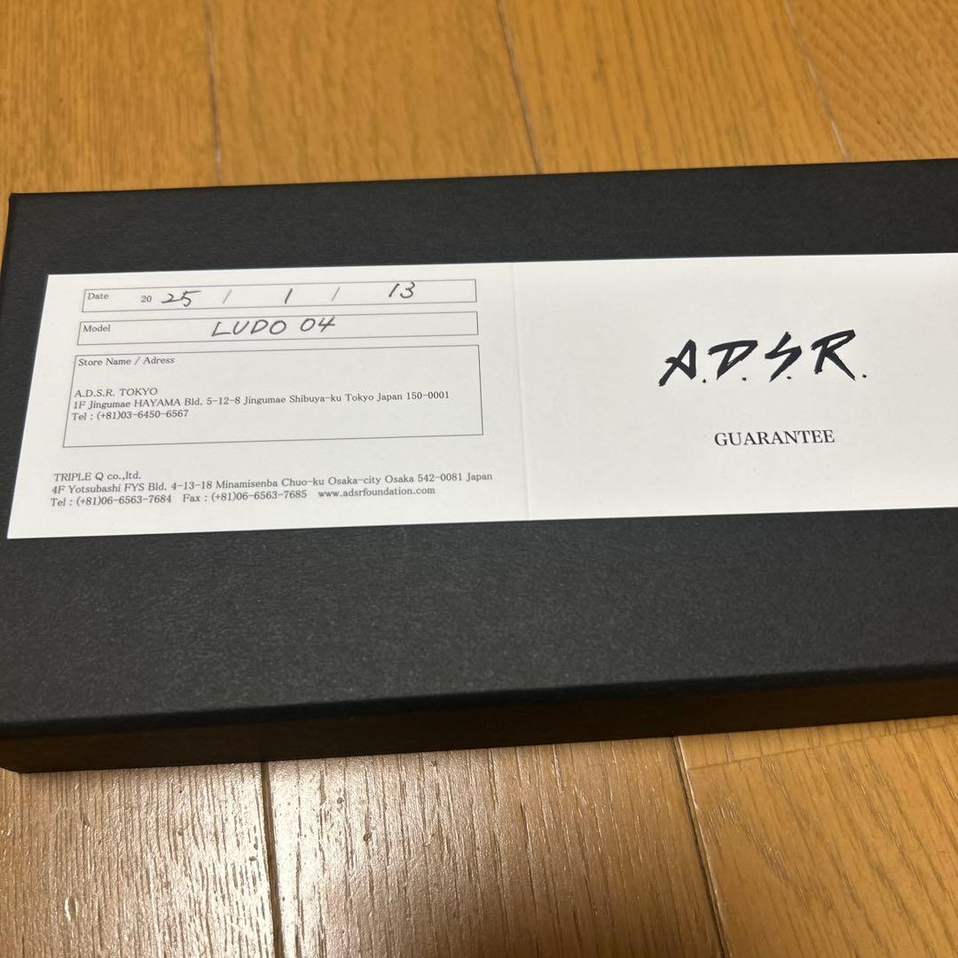 完品A.D.S.R サングラス クリアフレーム LUDO04