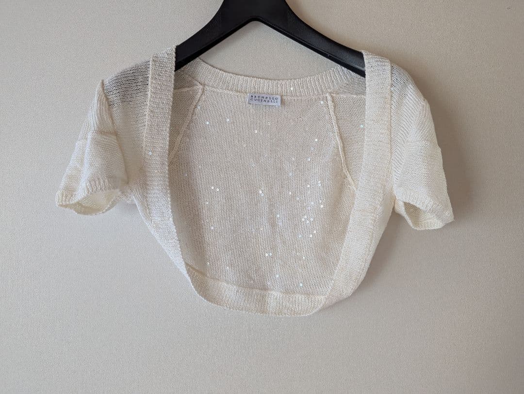 BRUNELLO CUCINELLI 半袖カーディガン