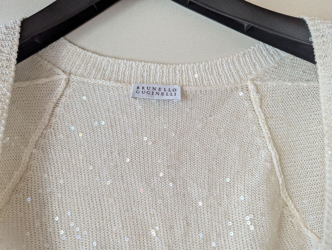 BRUNELLO CUCINELLI 半袖カーディガン