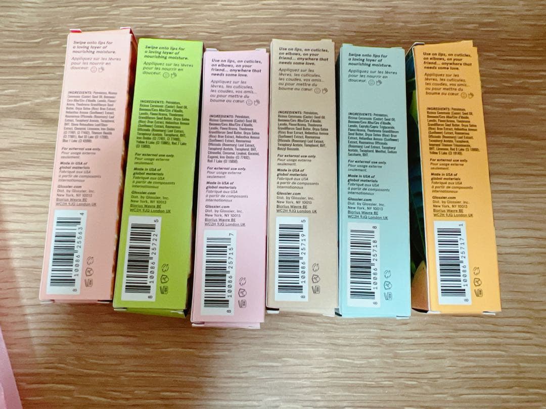 新品　Glossier balm dotcom 15ml グロッシア　６本セット