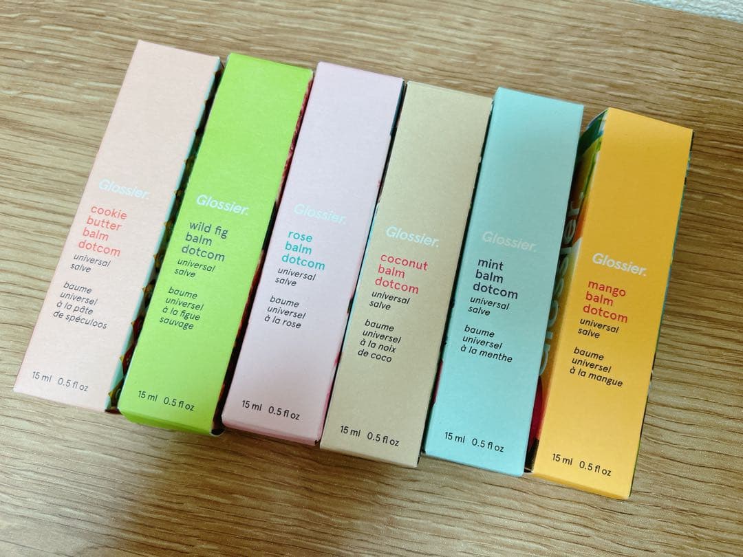 新品　Glossier balm dotcom 15ml グロッシア　６本セット