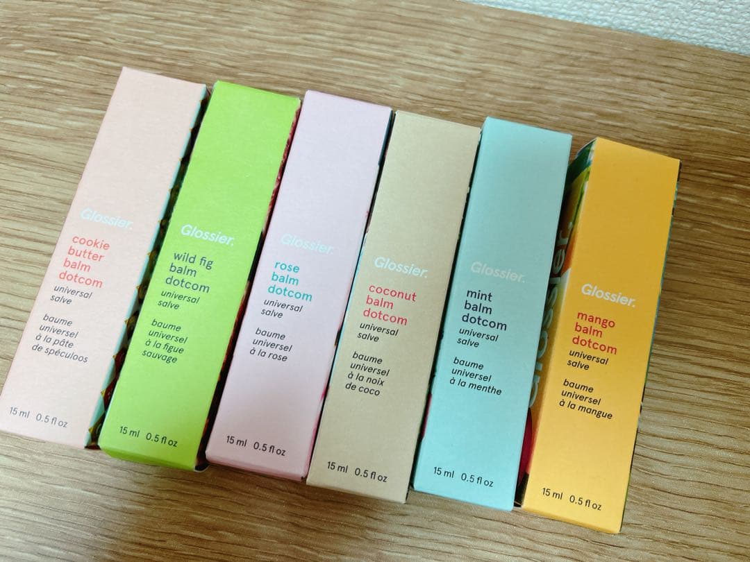 新品　Glossier balm dotcom 15ml グロッシア　６本セット