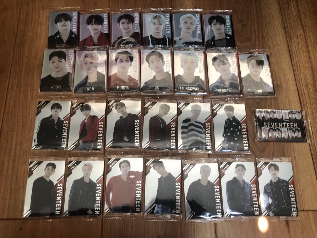 SEVENTEEN ツインウエハース　コンプ　コンプリート　ステッカー　トレカ