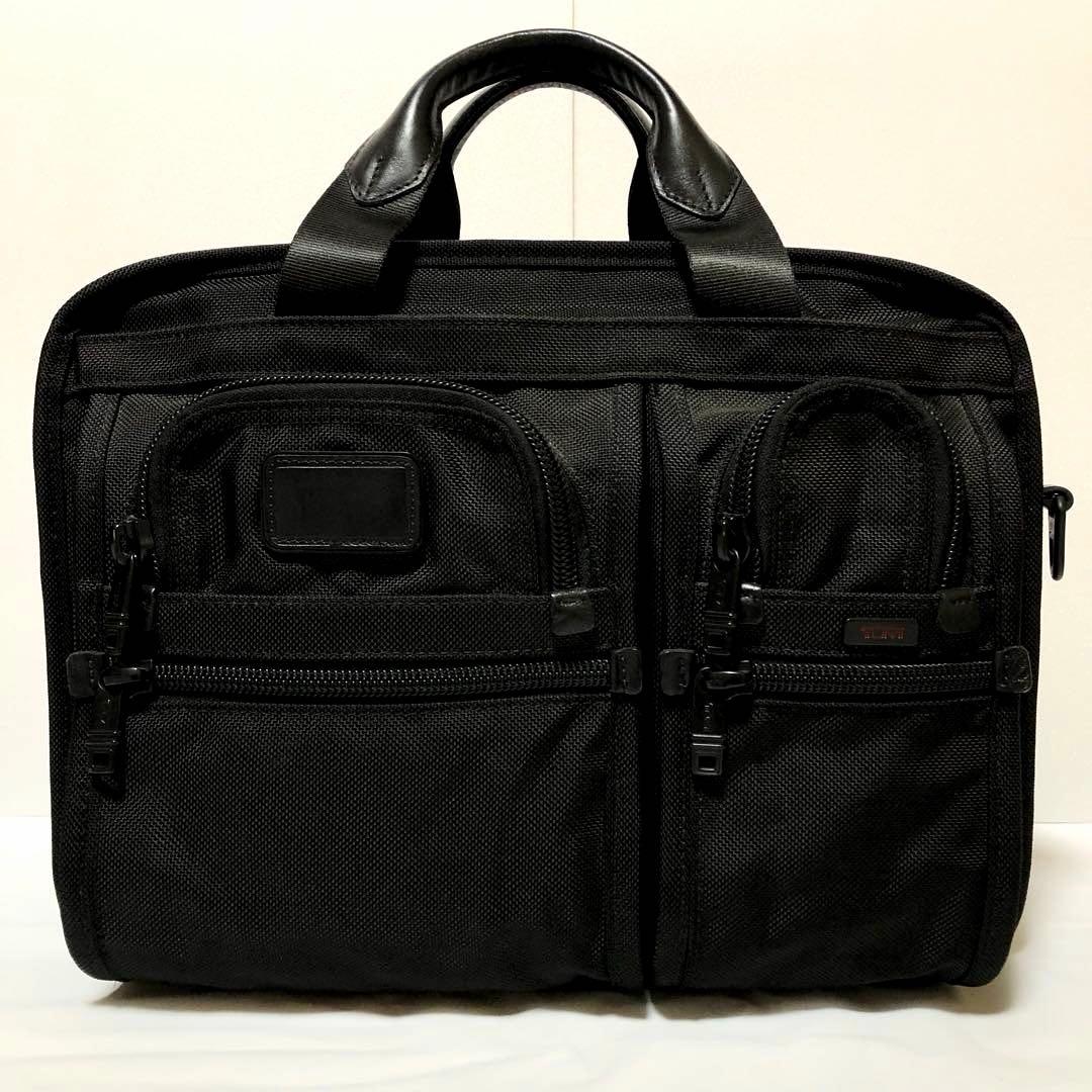 未使用級✨TUMI ビジネスバッグ 2way 2層 マチ拡張 26141DH 黒