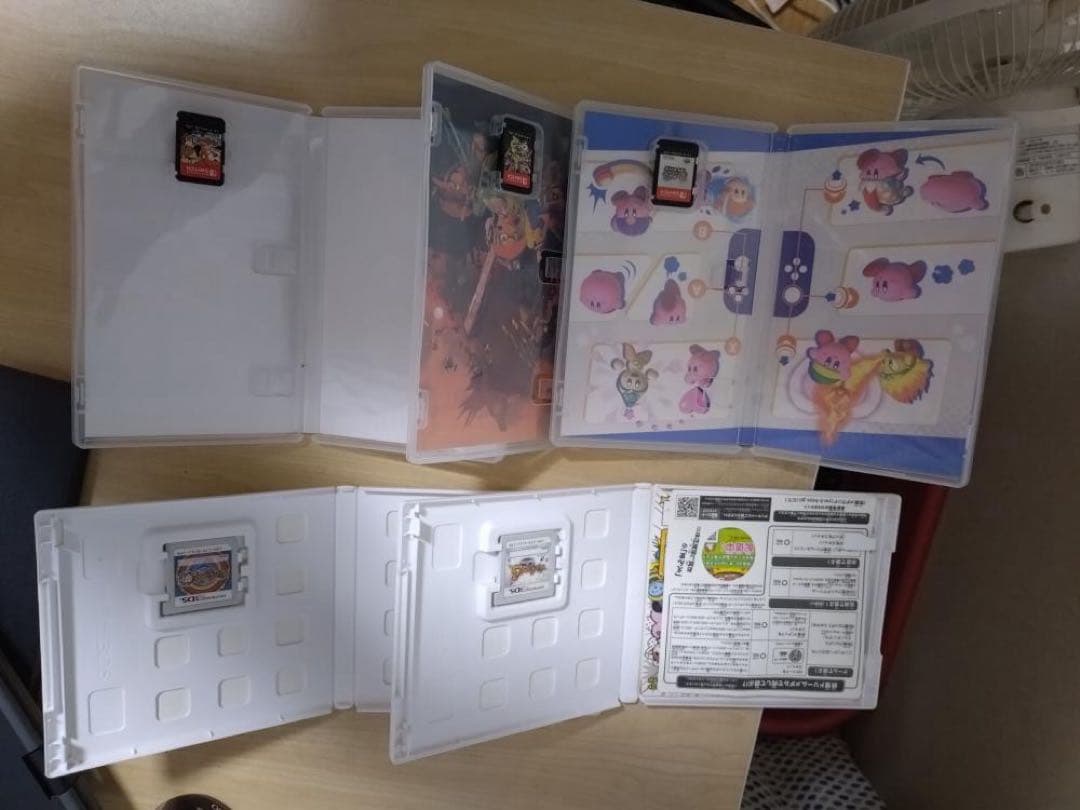 Switchソフト3本＋3DSソフト2本 まとめ売り 動作確認済み」
