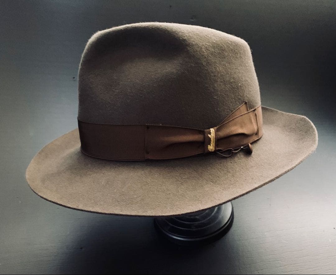 名門Borsalino 極上ライン！ラザートモデル　オールド品　¥10万程