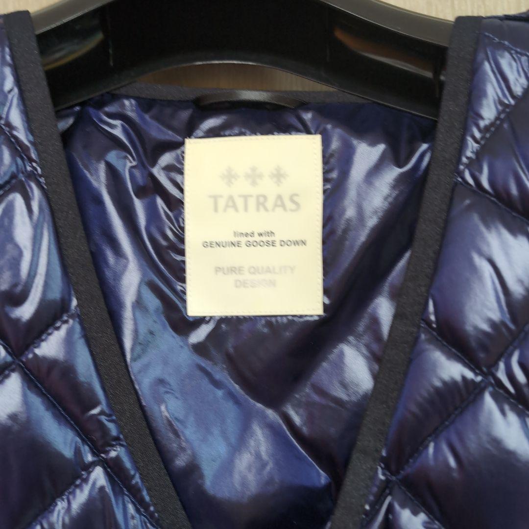 TATRAS ネイビー ミリタリージャケット インナーナイロンダウンベスト付き