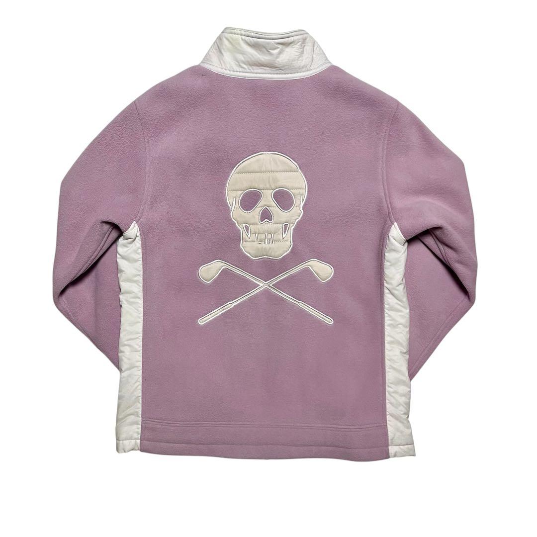 MARK&LONA ハイブリッド ダウン フリース 切り替え ジャケット スカル