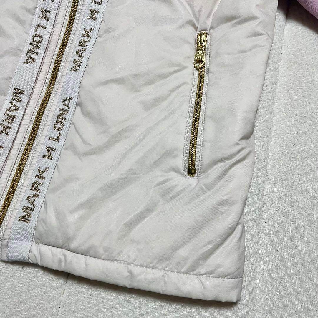 MARK&LONA ハイブリッド ダウン フリース 切り替え ジャケット スカル