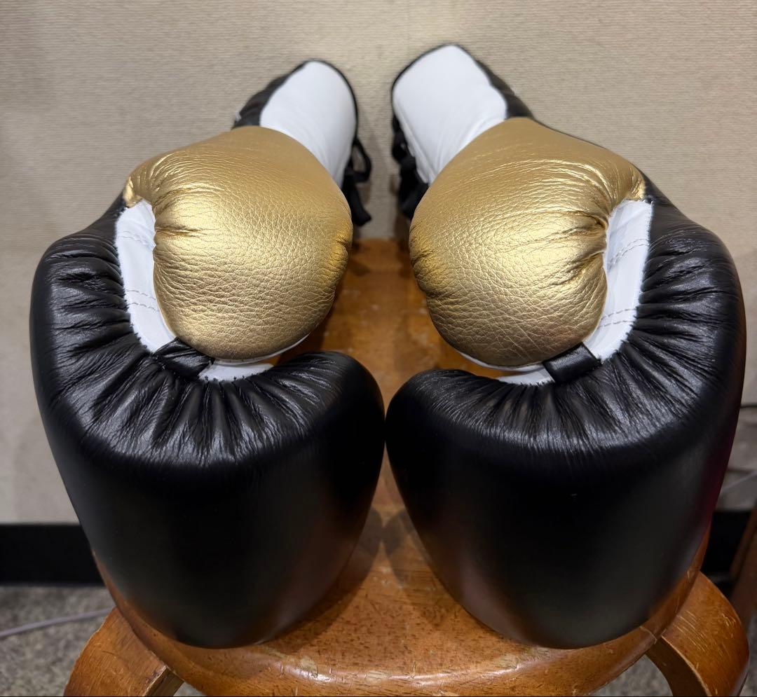 楽一番 本革製Pro-Training 黒／ゴールド