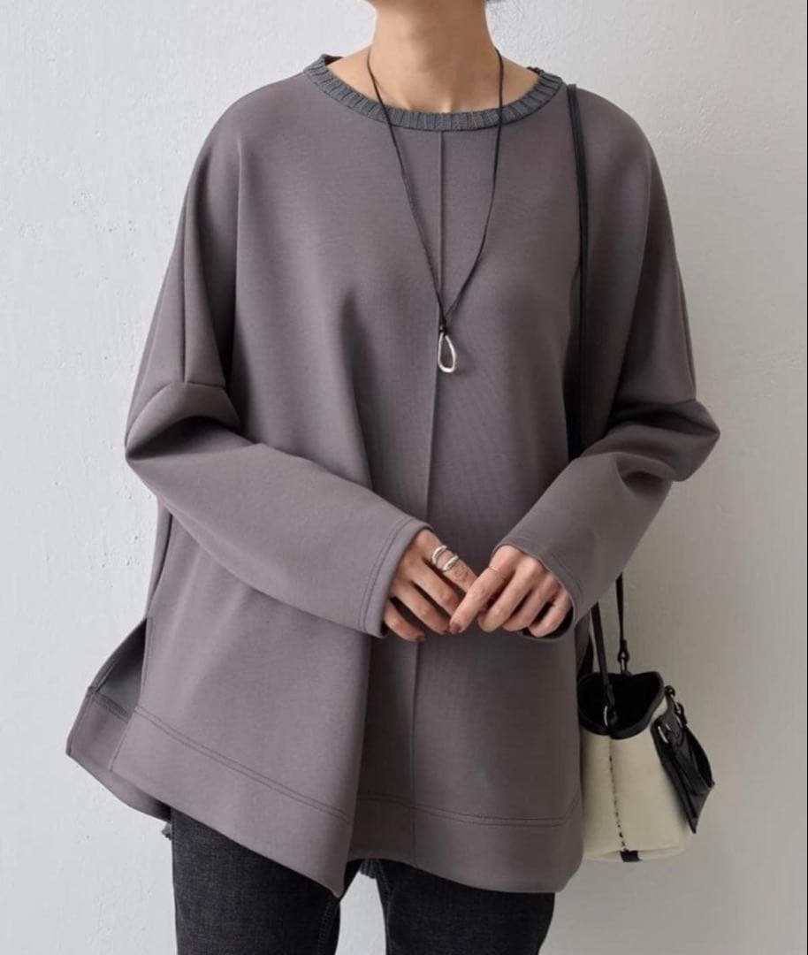 新品 BEARDSLEY ニット コンビダンボール プルオーバー