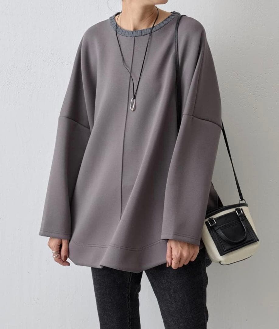 新品 BEARDSLEY ニット コンビダンボール プルオーバー