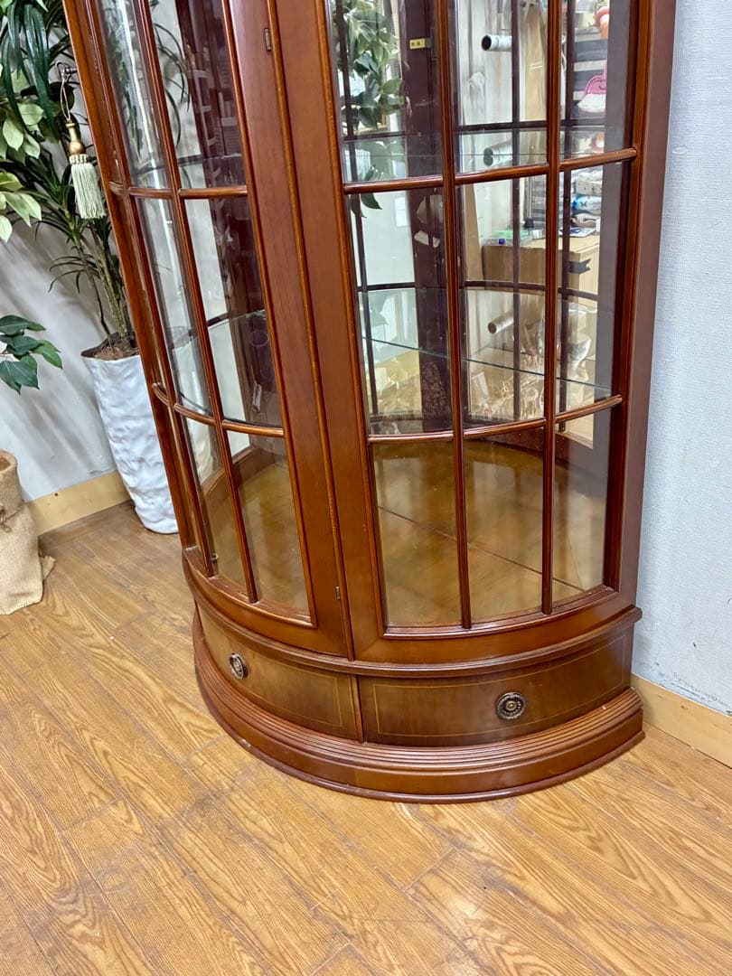 mimi☆管403☆イタリア製☆アンティーク☆ハーフムーン☆キャビネット