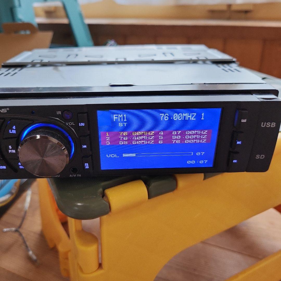 うえぽんXTRONS 1DINデッキ DVD CD SD USB