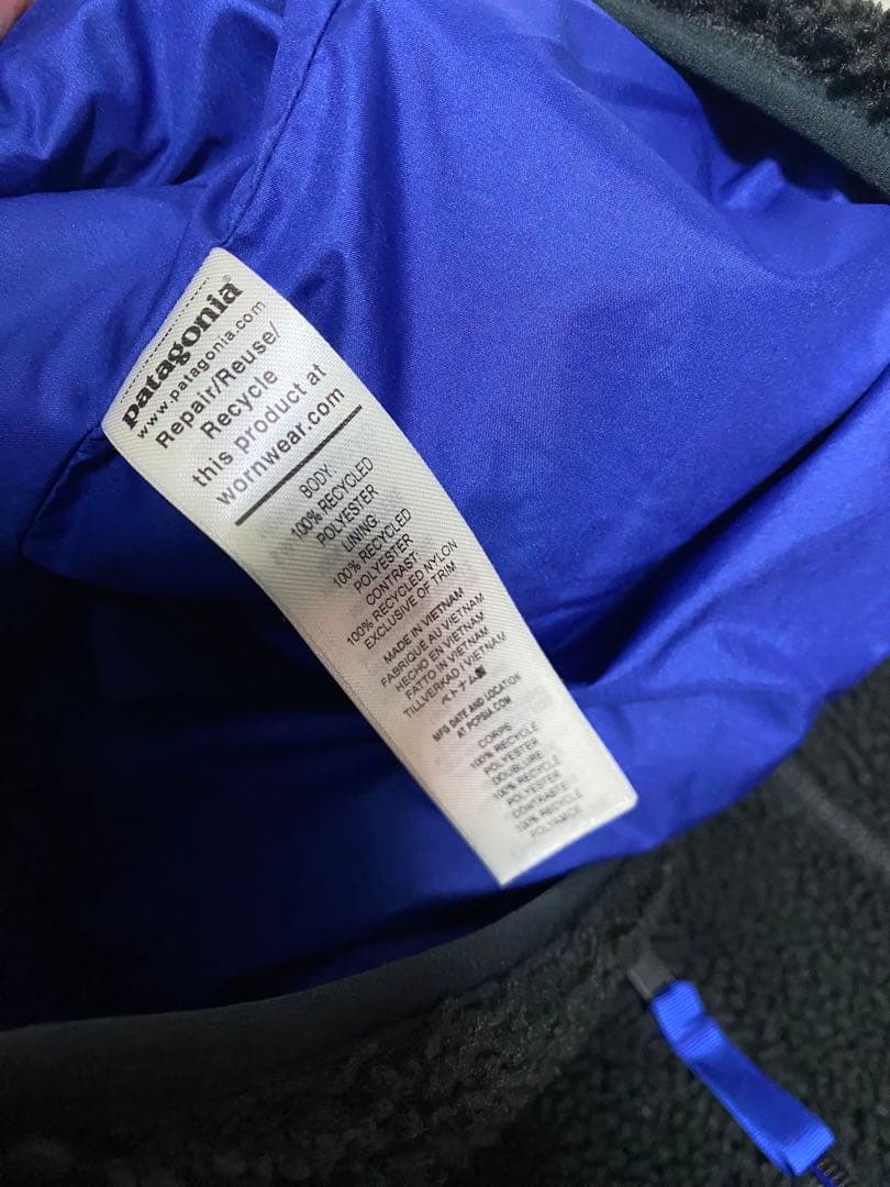 『　納品書あり　』　Patagonia レトロＸ　ベスト　フリース　黒　正規品