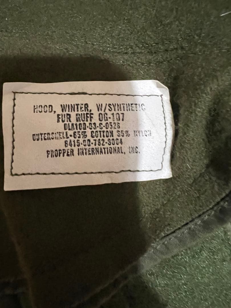 一*欒様 m65 M-65 フルセット L fishtail フィッシュテール