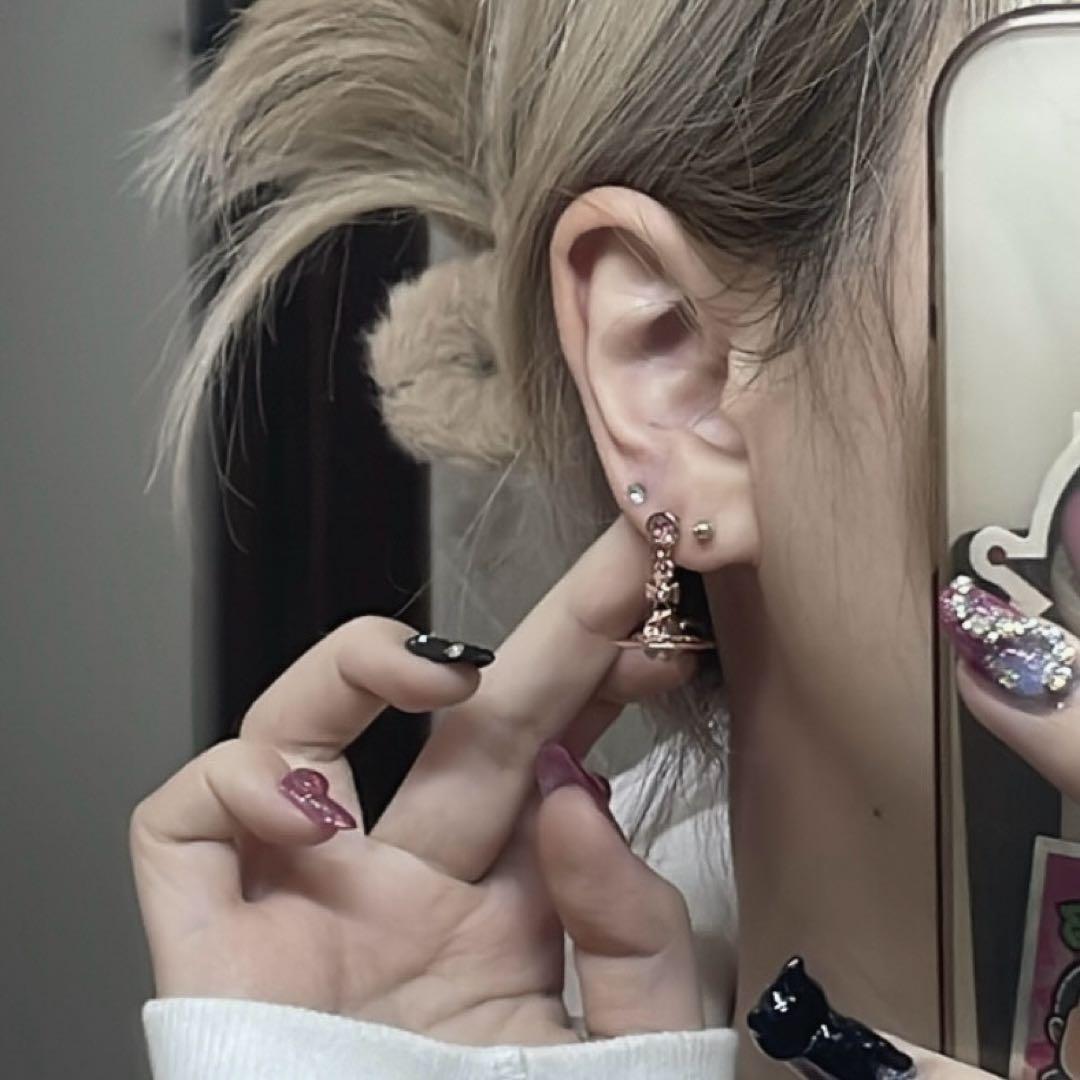 【箱袋付き】片耳Vivienne ピアス