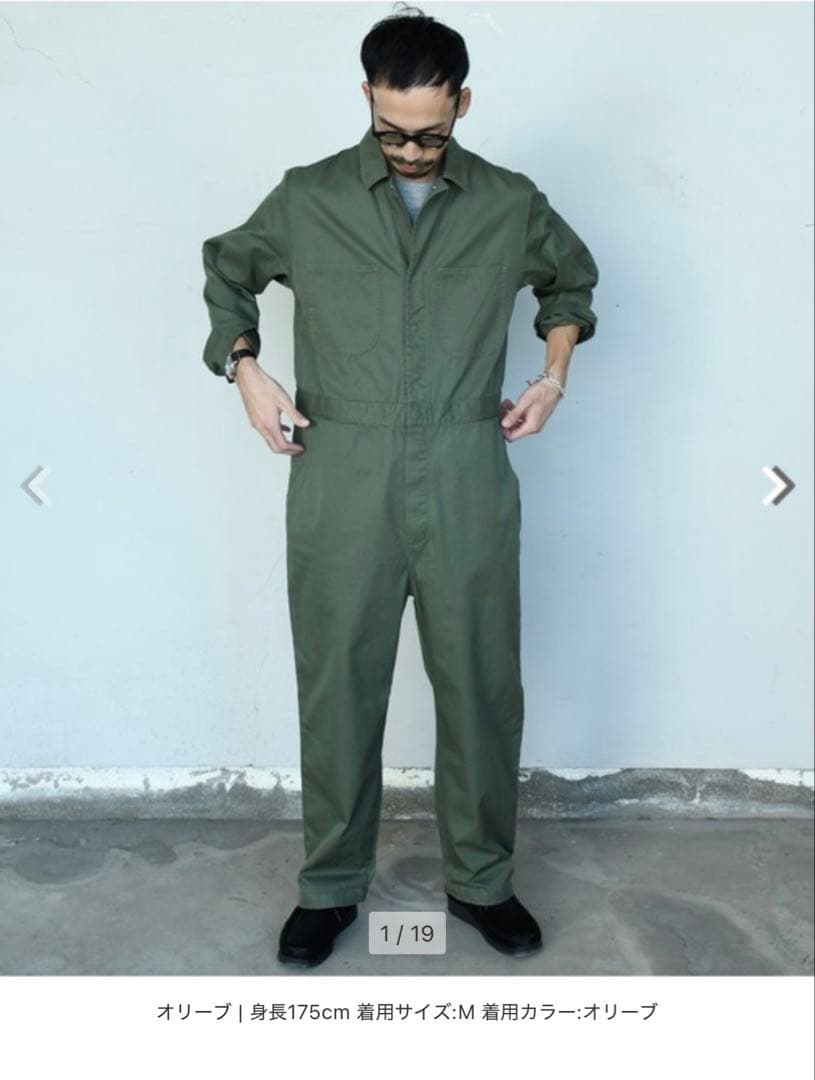 【DENIM DELIGHT DAYS】ギャバジンオールインワン