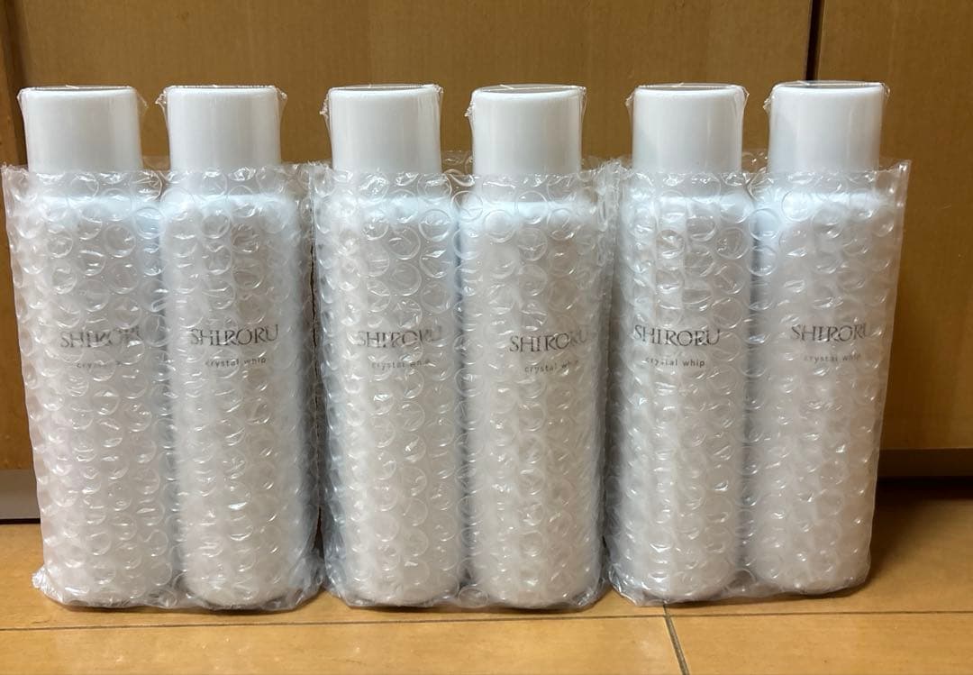 【新品未開封】SHIRORU クリスタルホイップ 120g×6本セット 洗顔料