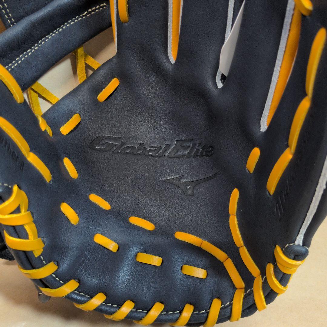 ミズノ:右投げ用:軟式用グラブ:内野手用:サイズ9:DブルーXオレンジ