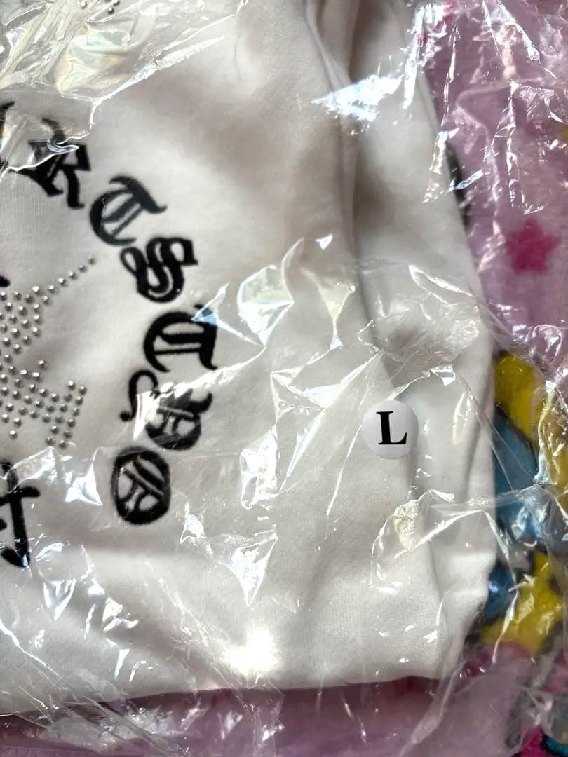 GALFY ガルフィー ピカピカ注射器パーカー 白 オフホワイト 中型犬 L