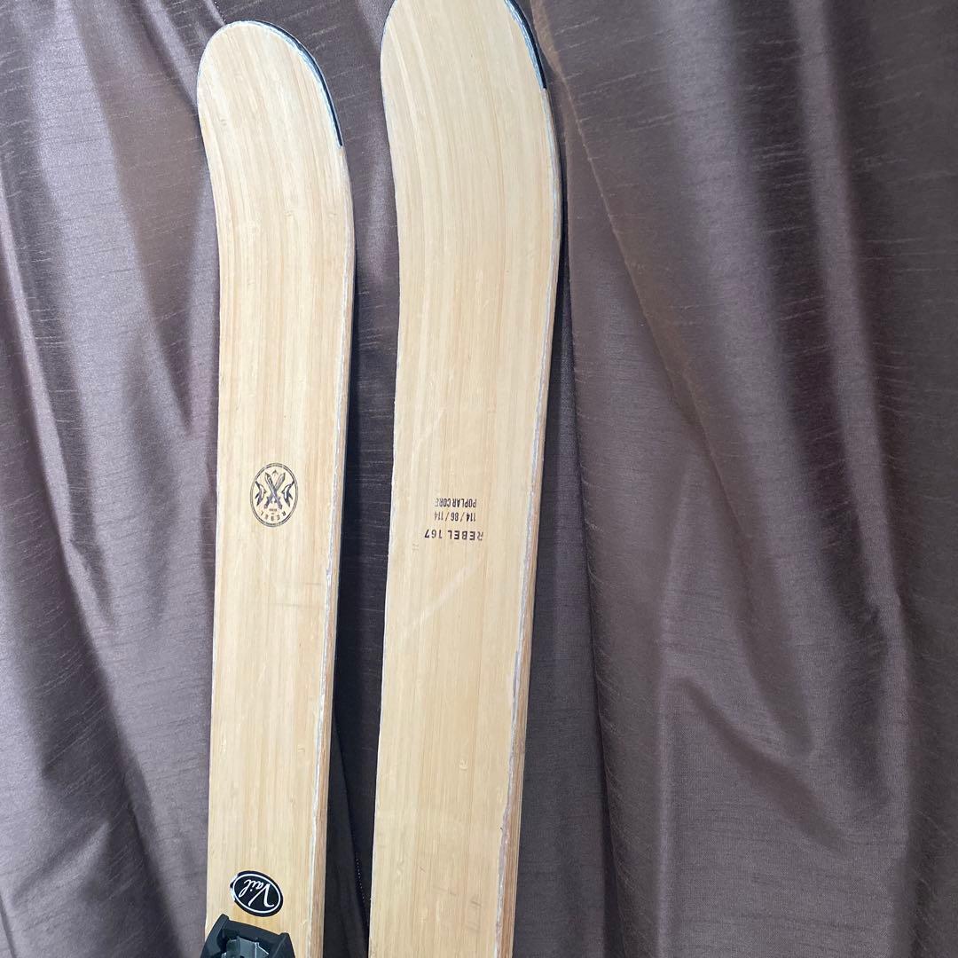 ZUMA スキー板　BAMBOO 167 フィッシャースキーカバー付き！